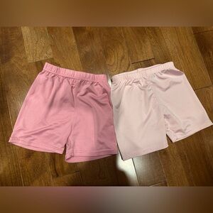 Kids' Casual Shorts Set in Pink Tones